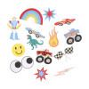 Conj. 25 stickers Toybox Merimeri